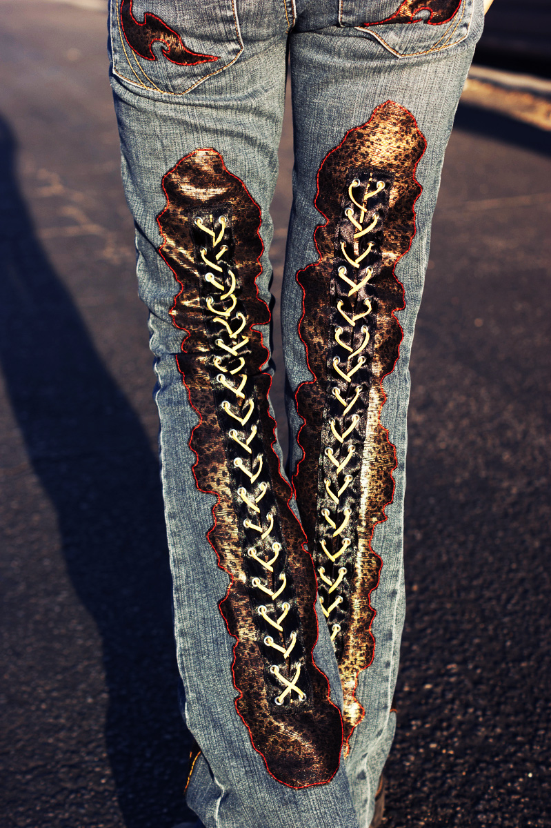 custom design jeans