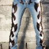 Front-Axe-Lace-Red-Stitch-Leopard-Custom-Jeans-Pants