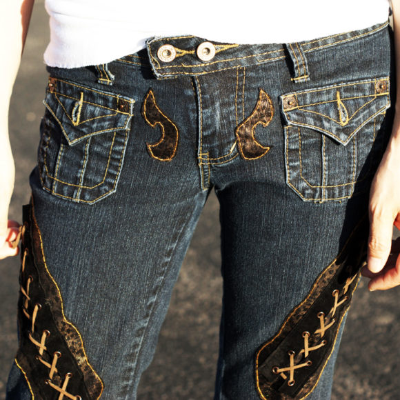 rocker denim custom jeans
