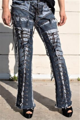DSC04478.jpg #2 Hollywood Leggings Custom Pants-Clothes  Bondage Blue